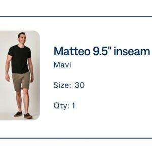 Mavi Brand: Matteo style; 30 tag size